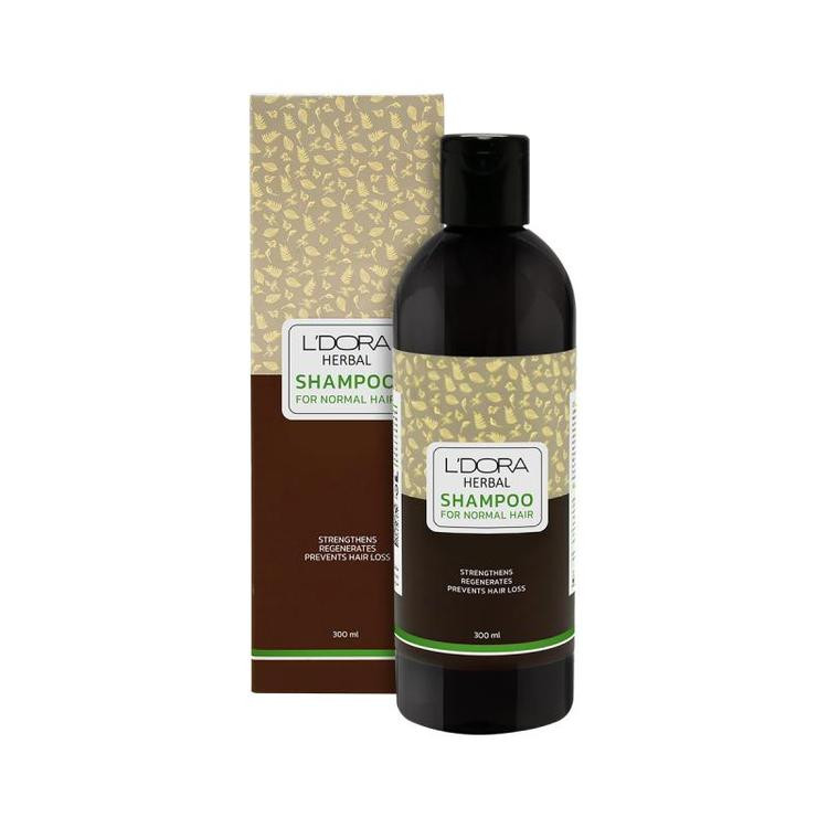 شامپوگیاهی مناسب موهای معمولی لدورا هربال 300ml