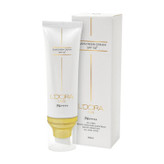 کرم ضدآفتاب +SPF50 بی رنگ مناسب انواع پوست لدورا کر ۸۰ml