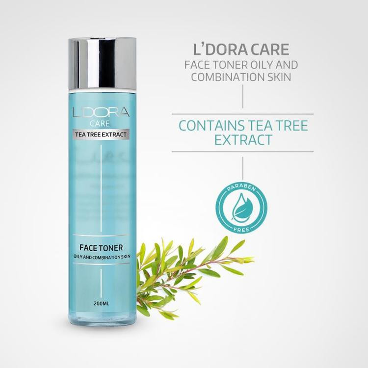 تونر پوست چرب و مختلط لدورا کر 200ml