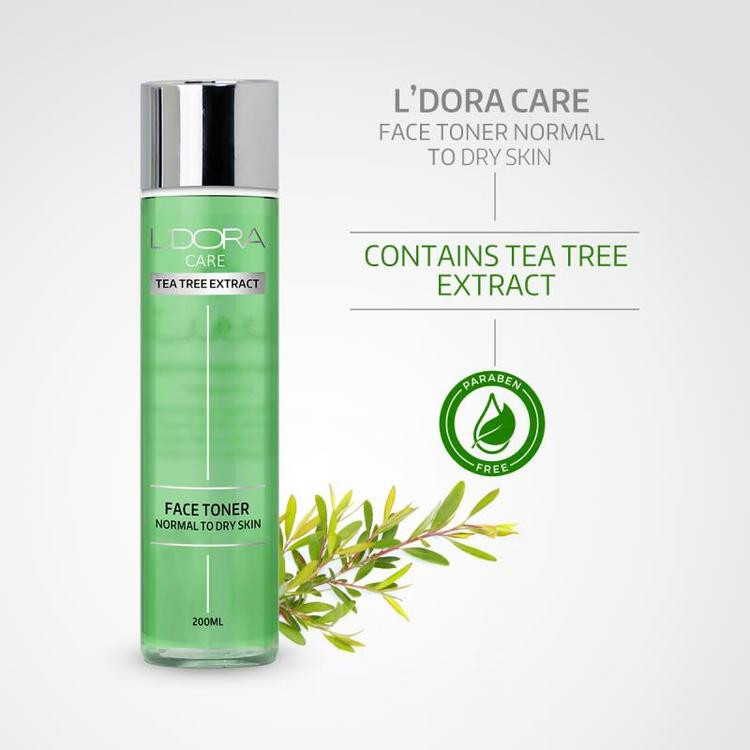 تونر پوست نرمال تا خشک لدورا کر 200ml