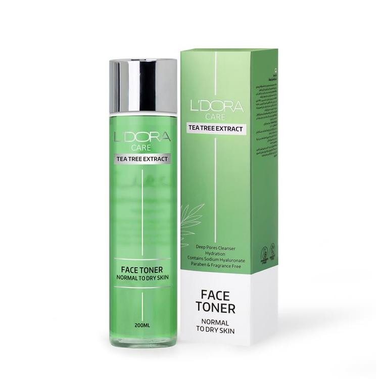 تونر پوست نرمال تا خشک لدورا کر 200ml