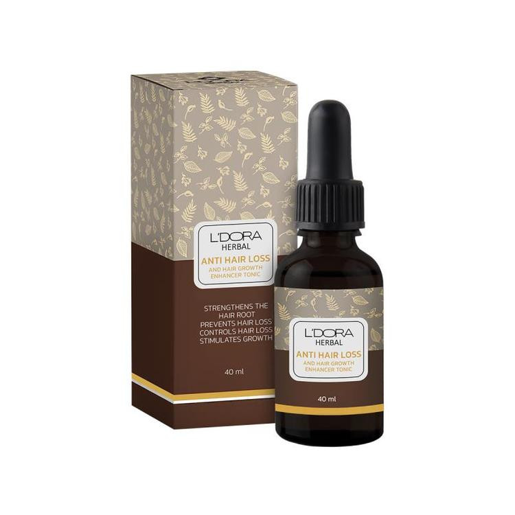تونیک گیاهی تقویت کننده و ضدریزش موی سر لدورا هربال 40ml
