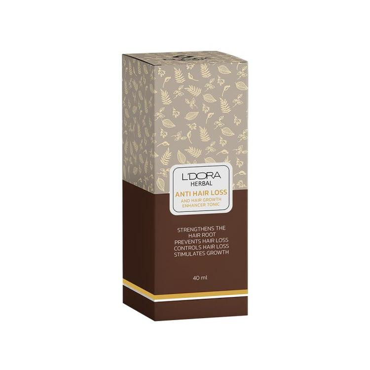 تونیک گیاهی تقویت کننده و ضدریزش موی سر لدورا هربال 40ml