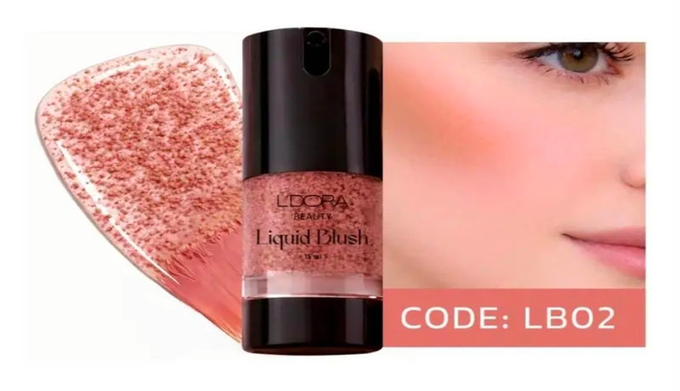 رژگونه مایع کد LB 02 مناسب انواع پوست