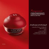 کرم روشن کننده شب صورت و گردن انار مناسب انواع پوست لدورا، 50